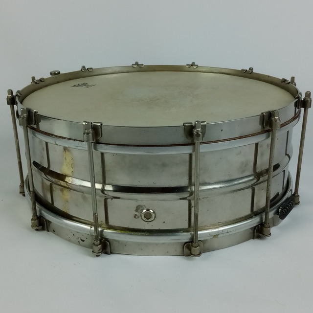 Gretsch 5x14" 1939-1941 Junior Professional Snare Drum NOB Brass Shell 12Lug USA — main photograph
