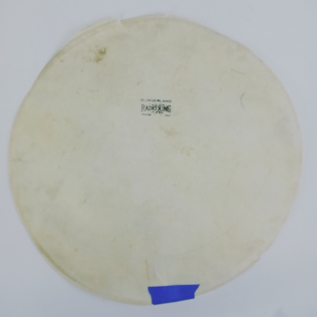 Slingerland Radio King Calf Skin Drum Head Retuck Project 12-13"Tom Vintage 40s — main photograph