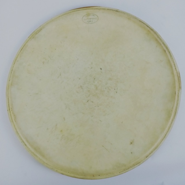 Slingerland 16"Supertone" Calf Skin Floor Tom Drum Heads Vintage 30s Chicago USA — main photograph