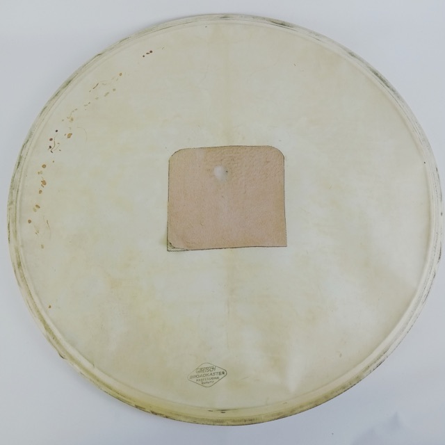 Gretsch 20" Calfskin Broadkaster Bass Drum Head Professional Quality Vintage 50s — main photograph