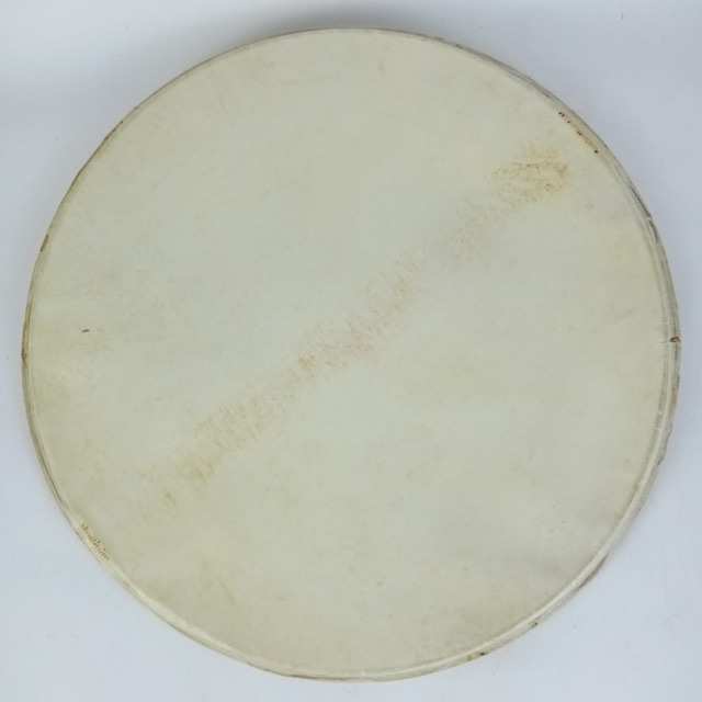 Ludwig 14" Calf Skin Snare Side Drum Resonant Crown-Head Vintage 20s Leedy USA — main photograph
