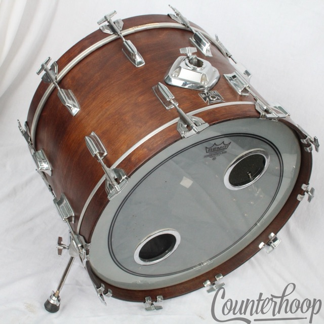Tama 22x14"Superstar Bass Drum Vintage 80s Made In Japan Matte Mahogany 6p Birch — main photograph