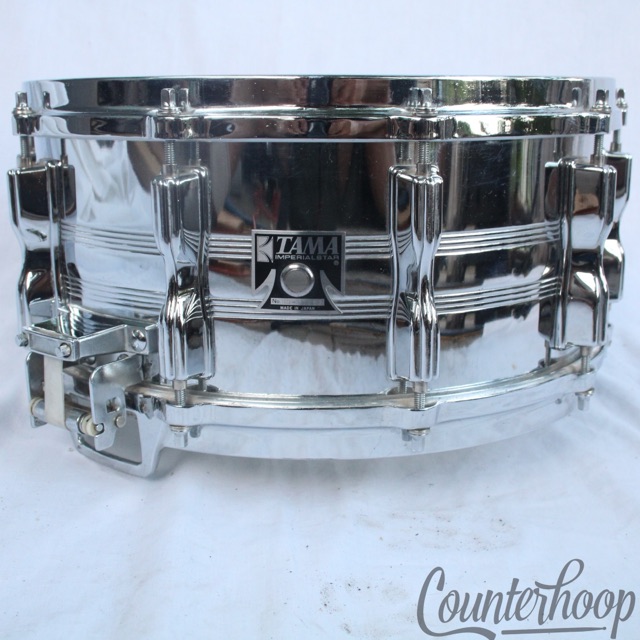 Tama 14x6.5"MasterCraft Imperialstar 8056 2mm Steel Shell PC Die-Cast Rims Japan — main photograph