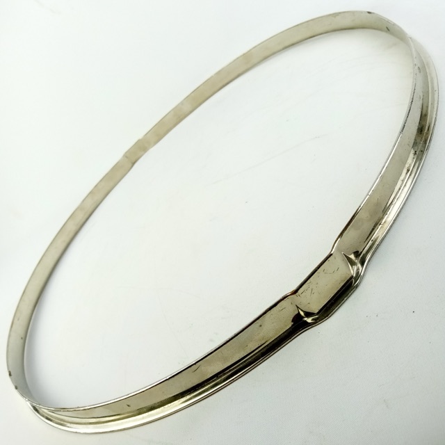 Ludwig&Ludwig 16"Single-Flange Snare Drum Resonant Rim/Hoop Nickel-Brass Gate40s — main photograph