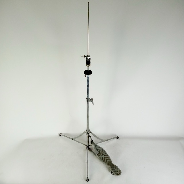 Gretsch 50s Flat-Base Broadkaster Hi-Hat Cymbal Stand #4844 Vintage Flush Tripod — main photograph
