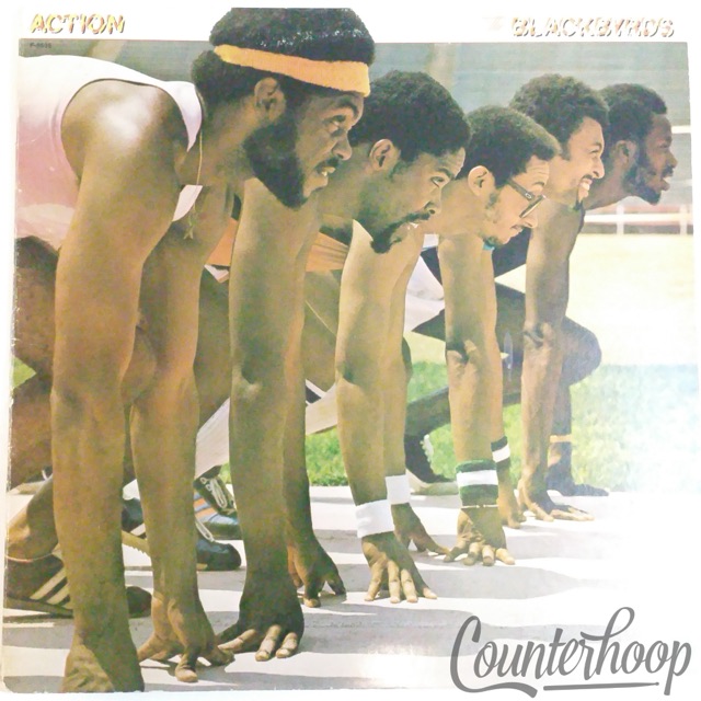 The Blackbyrds-Action 1977 Fantasy F9535 Jazz-Funk Donald Byrd 1LP Gatefold *VG+ — main photograph