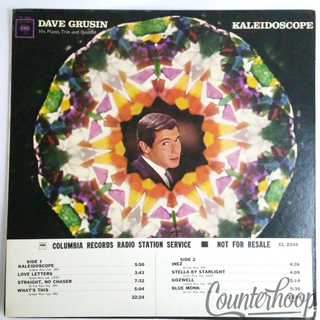 Dave Grusin – Kaleidoscope 1965 Columbia CL2344 Mono Promo Jones/Foster/Cranshaw — main photograph