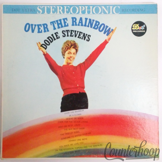 Dodie Stevens – Over The Rainbow VG++1960 Stereo Dot Records 25323 Gerald Dolin — main photograph