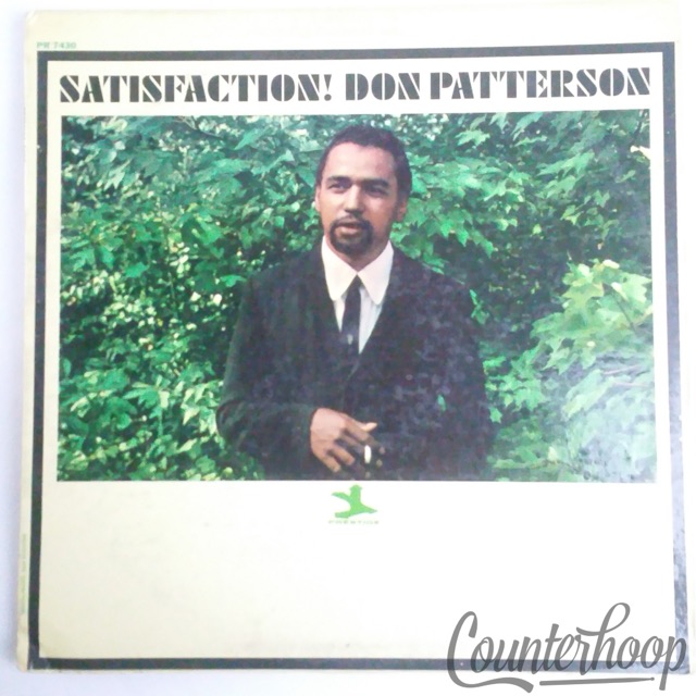 Don Patterson-Satisfaction! 1966 Prestige PR7430 Mono OG Pressing Soul-Jazz VG++ — main photograph