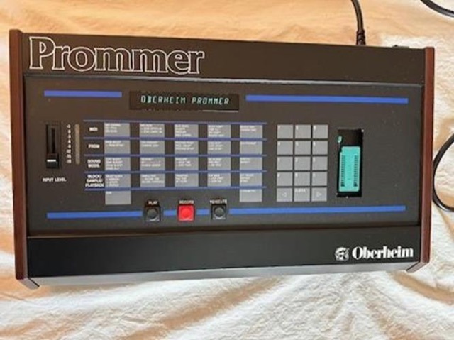 MINT NOS Oberheim Prommer 8-Bit Sampler & EPROM Burner OG Original Box DMX Linn — main photograph