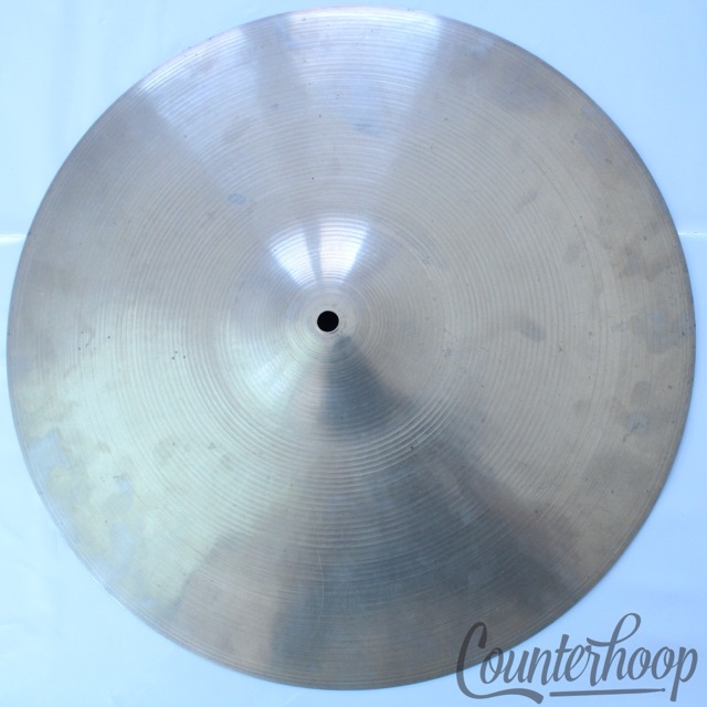 Zildjian 18" 60s A Crash Cymbal Thin 1468g Vintage B20 Bronze Avedis USA+Listen — main photograph