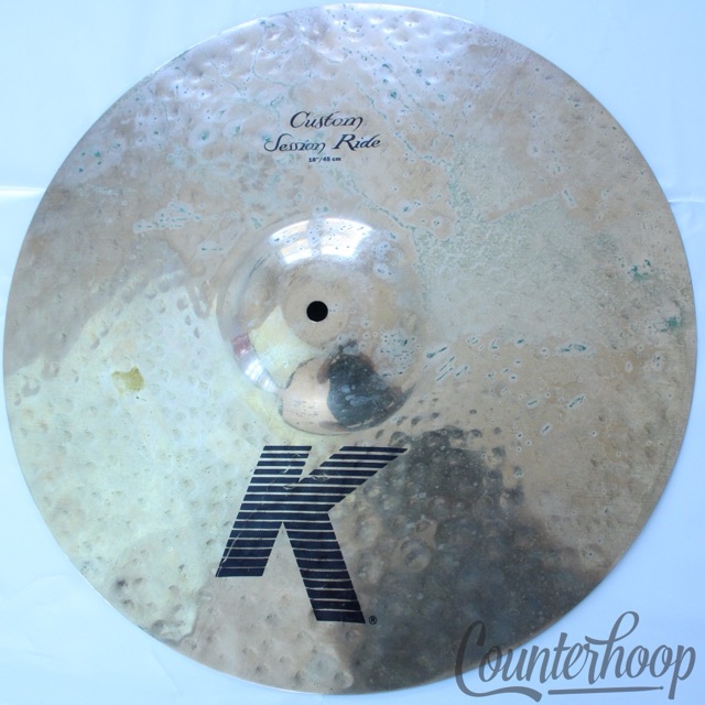 Zildjian 18" K Custom Session Ride Cymbal 2014g B20 Hand Hammered Steve Gadd USA — main photograph