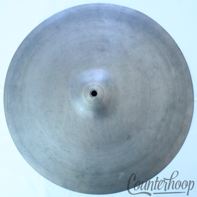 Zildjian 16"50s A"Thin Crash"Cymbal 964g Vintage B20 Bronze Avedis USA*Lathing* — main photograph