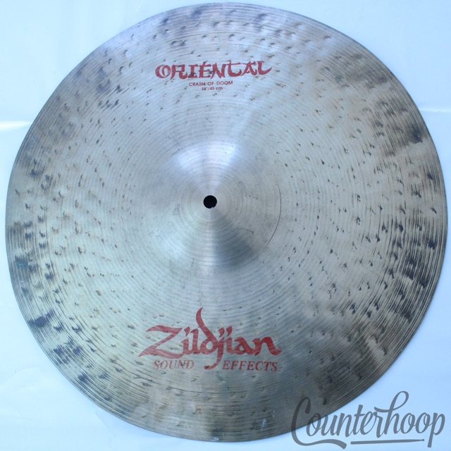 Zildjian 18" Oriental Crash Of Doom Sound Effects B20 Bronze Avedis+Sound File* — main photograph