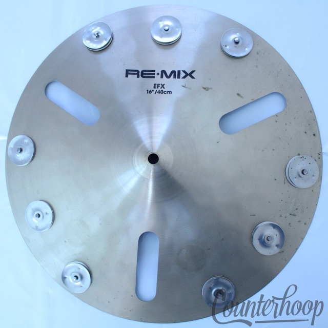 Zildjian 16" Re-Mix EFX Cymbal Jingle Crash Remix Avedis A B20 USA Discontinued — main photograph