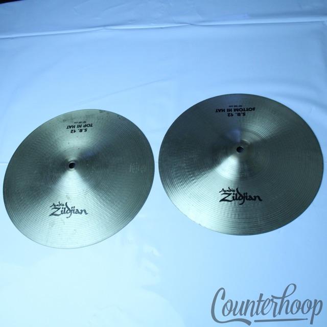 Zildjian 12" S.R. Hi-Hats 731/742g Cymbals B20 Avedis A Matched Sound Recording — main photograph