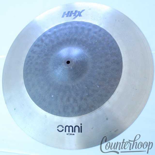 Sabian 22"HHX Omni Ride Cymbal Jojo Mayer B20 Bronze 2728g Dark Hand Hammered HH — main photograph
