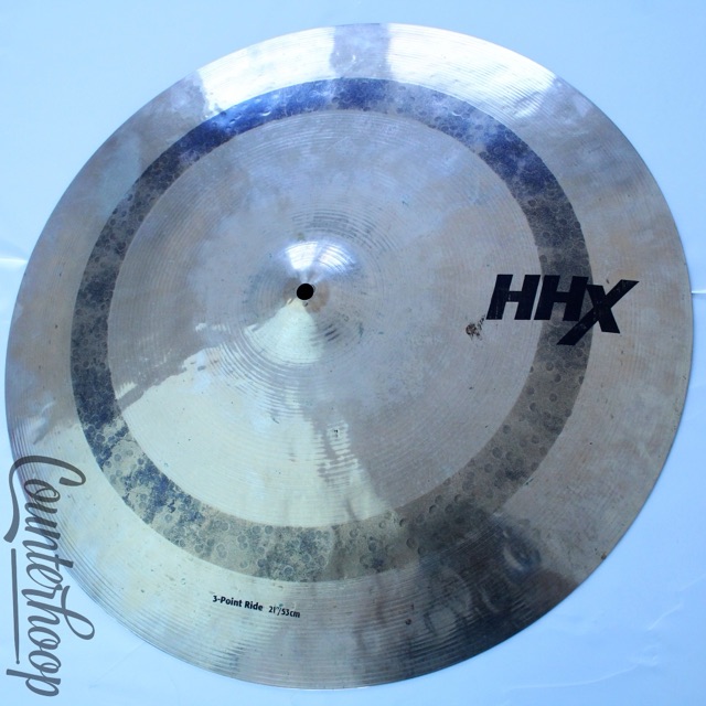 Sabian 21" HHX 3-Point Ride Cymbal Jack De Johnette B20 2587g Hand Hammered HH* — main photograph