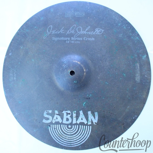 Sabian 16"Signature Series Crash Cymbal Jack De Johnette B20 Raw Unlathed Canada — main photograph