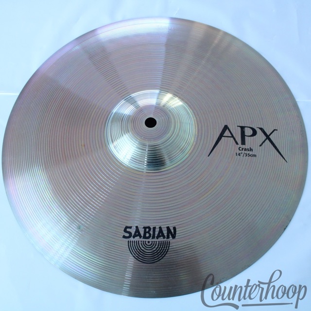 Sabian 14" APX Crash Thin 725g Cymbal Canada Traditional Finish B8 Bronze+Listen — main photograph