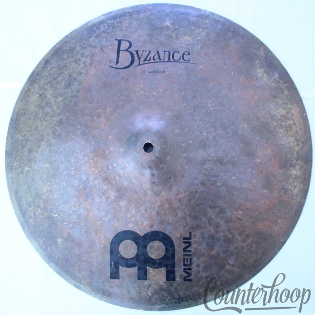 Meinl 16" Byzance Dark Crash 1067g Thin Cymbal Hand Hammered Turkey B20 Bronze* — main photograph