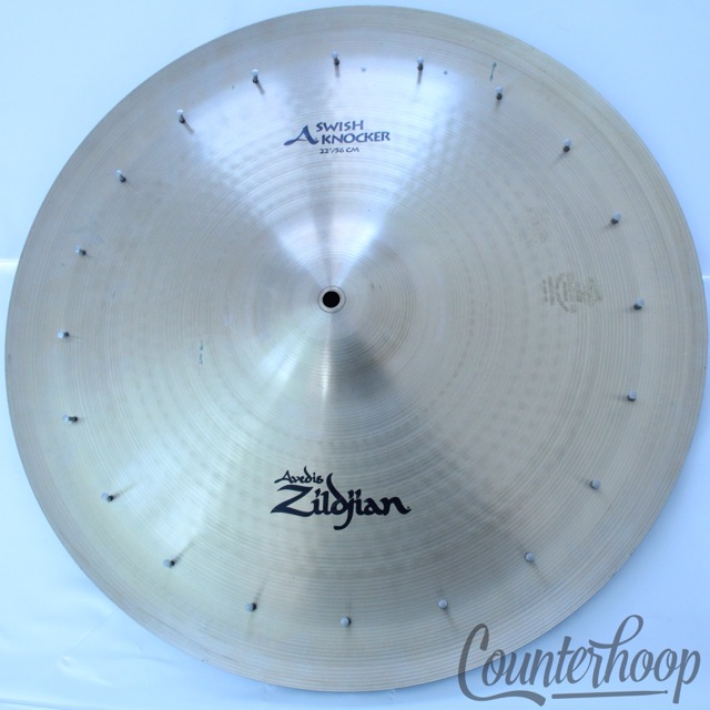 Zildjian 22" Swish Knocker Avedis A 2127g Paper-Thin 20 Rivets B20 China Cymbal — main photograph