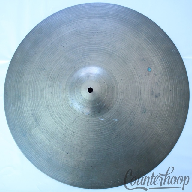 UFIP 18"Crash Cymbal 1587g Medium B20 Made In Italy Est. 1847 Stamp *Sound File — main photograph