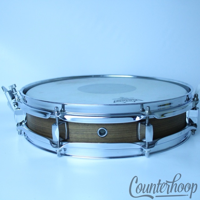 Pearl 13x3" Pancake Snare Drum Wood Wrap 8-Lug Popcorn Piccolo Auxiliary Shell — main photograph