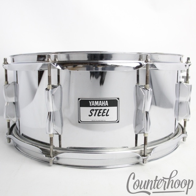 Yamaha SD-246 14x6.5"Snare Drum Steel Shell Chrome Triple-Flange Rim 8Lug* — main photograph