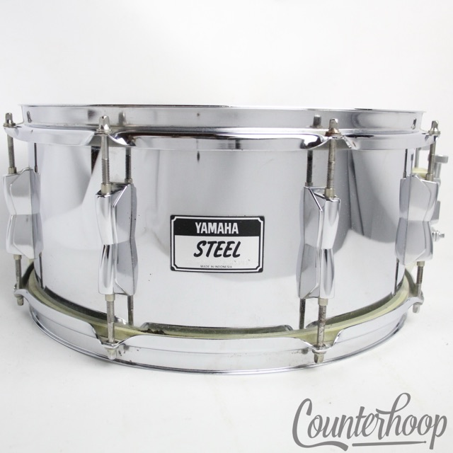 Yamaha SD-246 14x6.5"Snare Drum Steel Shell 8Lug Chrome Triple-Flange Rim* — main photograph