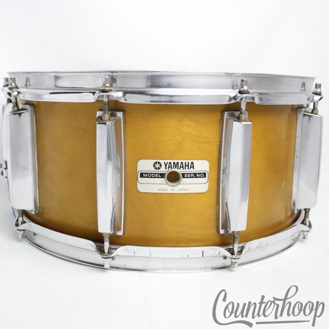 Yamaha 14x6.5"Recording Custom 9000 Snare Drum SD-065D Japan Birch Vintage 70s* — main photograph