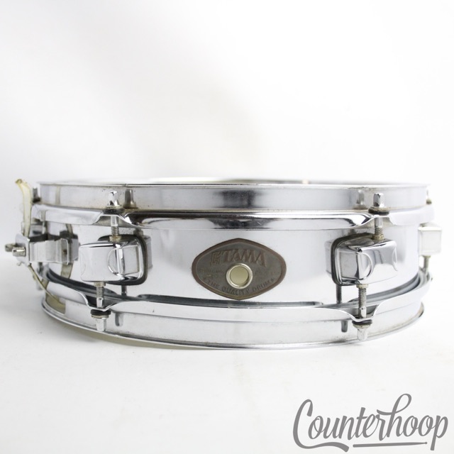 Tama Piccolo 12"x3.25"Steel Shell Soprano Snare PF155 Auxiliary Chrome Pancake* — main photograph
