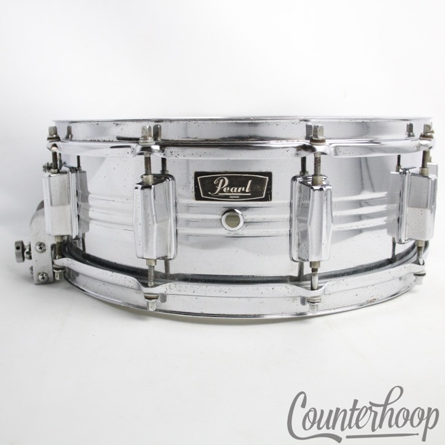 Pearl Jupiter 14x5"4814 COB Brass Snare Drum Vintage 70s Japan Parallel 10-Lug* — main photograph