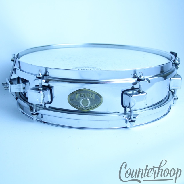 Tama Piccolo 12"x3 1/4"Steel Shell Soprano Snare PF155 Pancake Auxiliary Chrome — main photograph