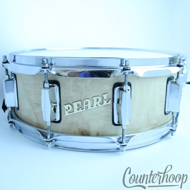Pearl Custom 14x5" Snare Drum 10-Lug Vintage 60s Mahogany Nickelworks Throw* — main photograph