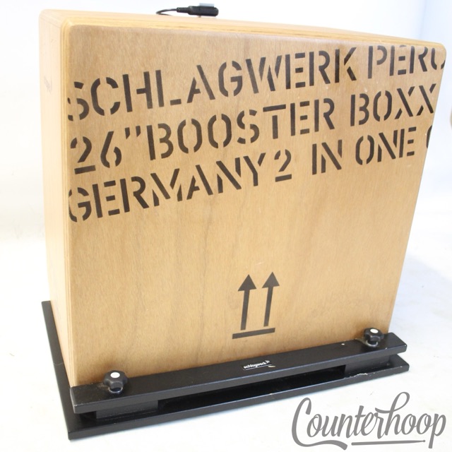 Schlagwerk BC460 2 in One Booster Boxx Bass Cajon Drum+BP40 Base Plate+Kickzone — main photograph