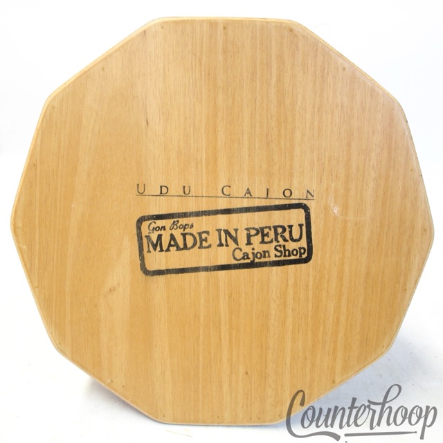 Gon Bops Udu Cajon Made In Peru Shop Latin Percussion Mohena Wood 11x16x4"Drum* — main photograph