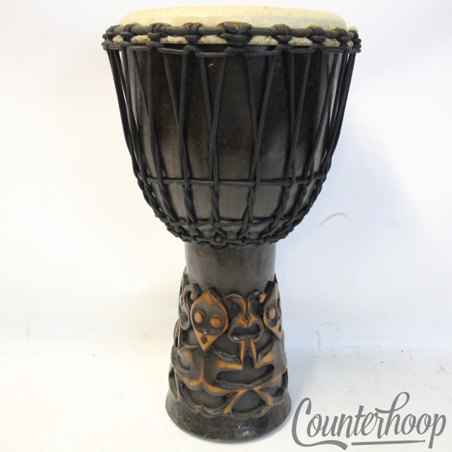 Sageman Drums Djembe Bombocraft Tribal Solid Mahogany 24x12"Large Own The Groove — main photograph