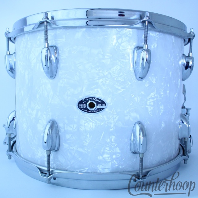 Slingerland 14x10"Snare Drum WMP Vintage 70s Custom 5Ply 3-Point Leedy Throw-off — main photograph