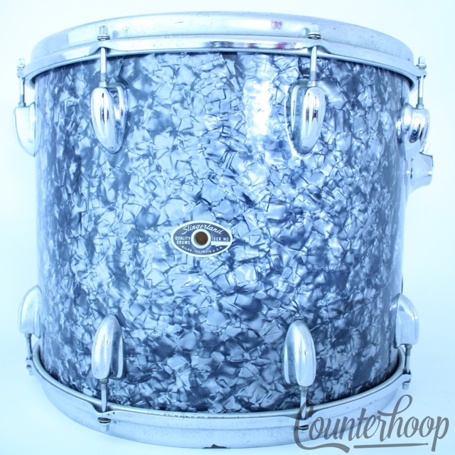 Slingerland 15x12"Rack Tom Drum BDP Vintage 70s 3Ply Setomatic Mount Sound King — main photograph