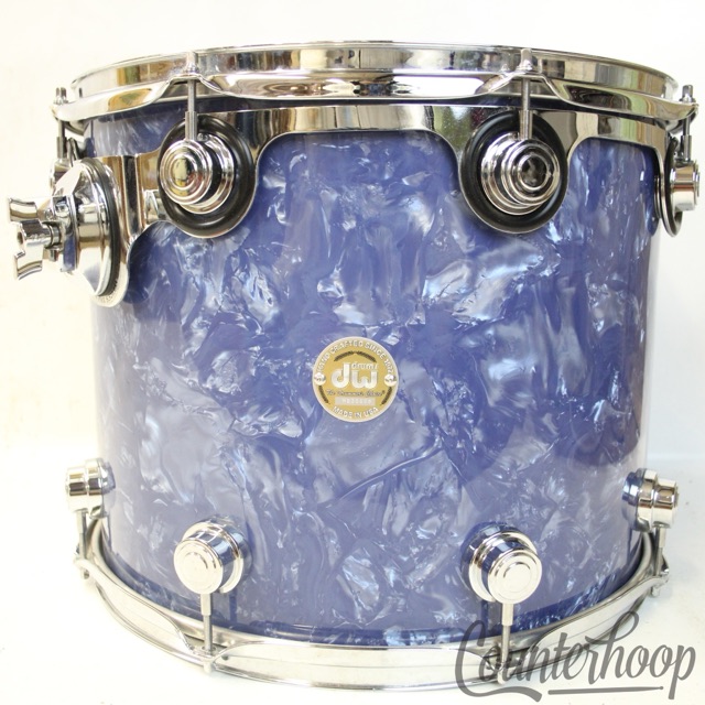 DW 16x13"Collectors Series Navy Blue Diamond Rack Tom Drum Workshop All-Maple US — main photograph