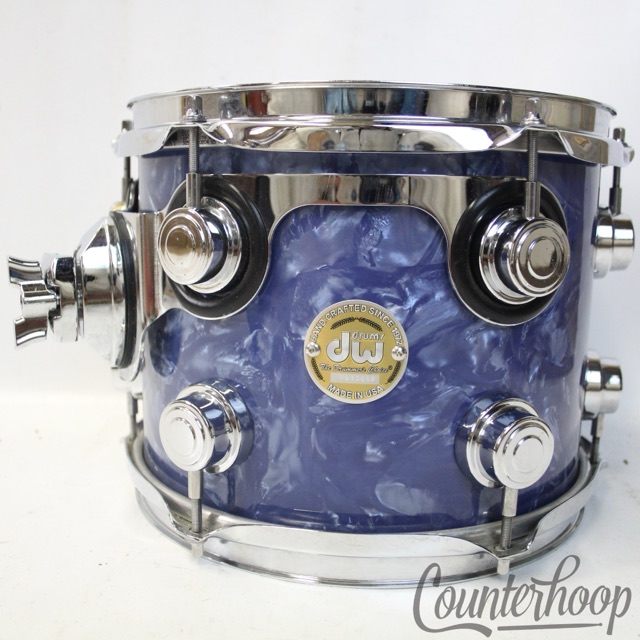 DW 10x8"Collectors Series"Navy Blue Diamond"Rack Tom Drum Workshop"All-Maple"USA — main photograph