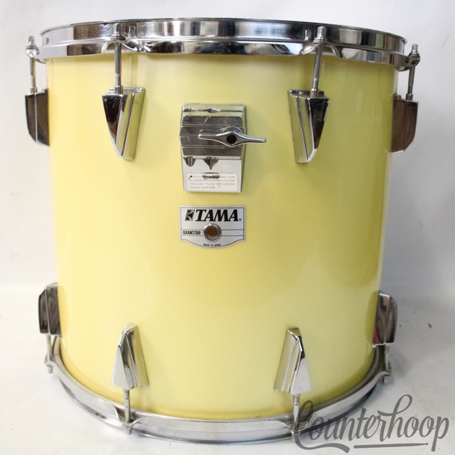Tama 15x14"Granstar Rack Tom Drum Silky Yellow Japan Vintage Dave Grohl Nirvana — main photograph