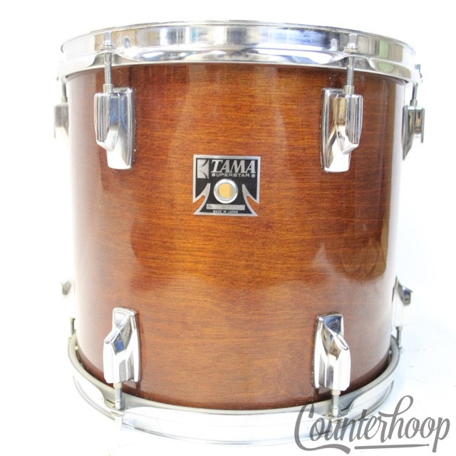 Tama 12x11"Superstar"Super Mahogany"Rack Power Tom Drum Made-Japan Vintage 80s* — main photograph