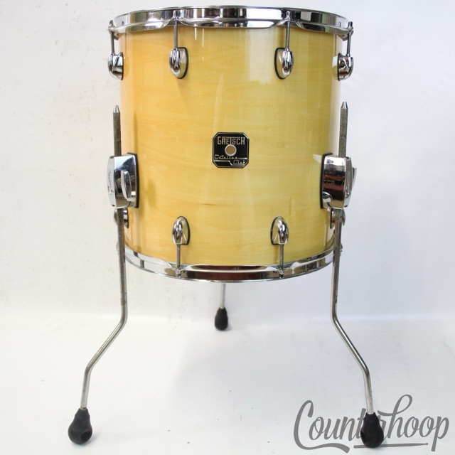 Gretsch 14x14" Floor Tom Drum Natural Catalina Club 7Ply Mahogany — main photograph