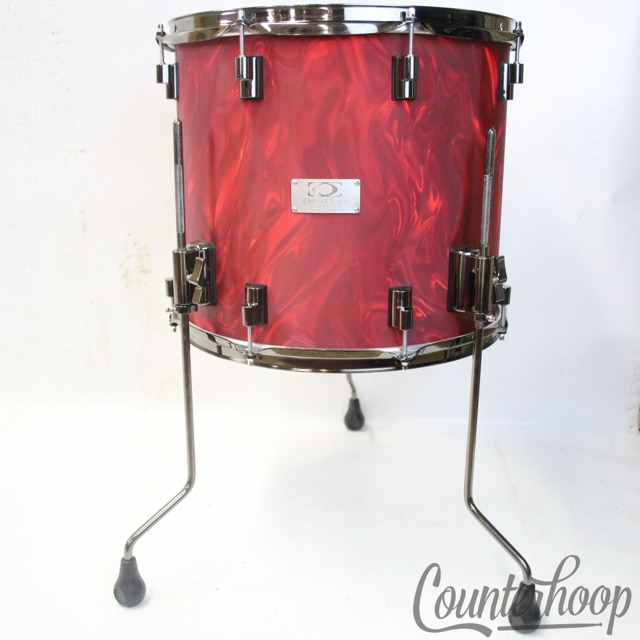 Drumcraft Series 7 Maple 16x14" Floor Tom Drum Liquid Lava 100% 8Ply 6mm German — main photograph
