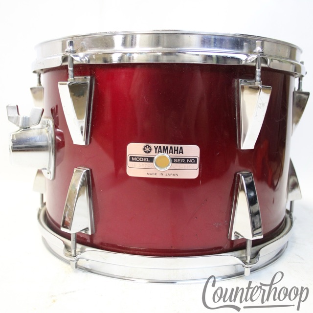 Yamaha 12x8"5000 Series Red Garnet Stage Custom Tom Drum Vintage 80s Made Japan — main photograph