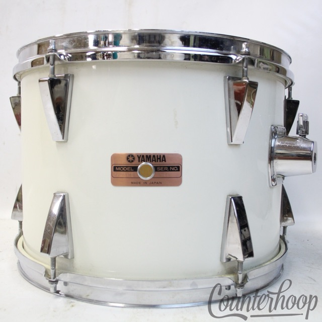 Yamaha 13x9"5000GA Series White Stage Custom Tom Drum Vintage 80s Made Japan — main photograph