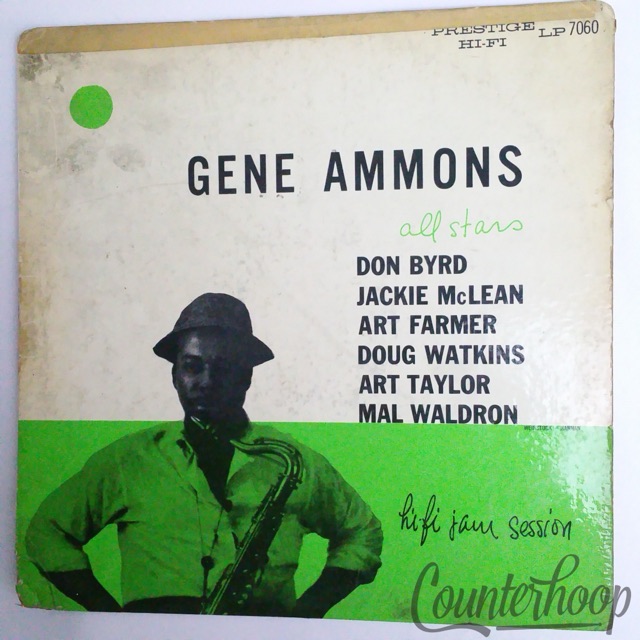 Gene Ammons All Stars – Jammin' With Gene VG OG 1956 Byrd/Waldron/Taylor/McLean+ — main photograph