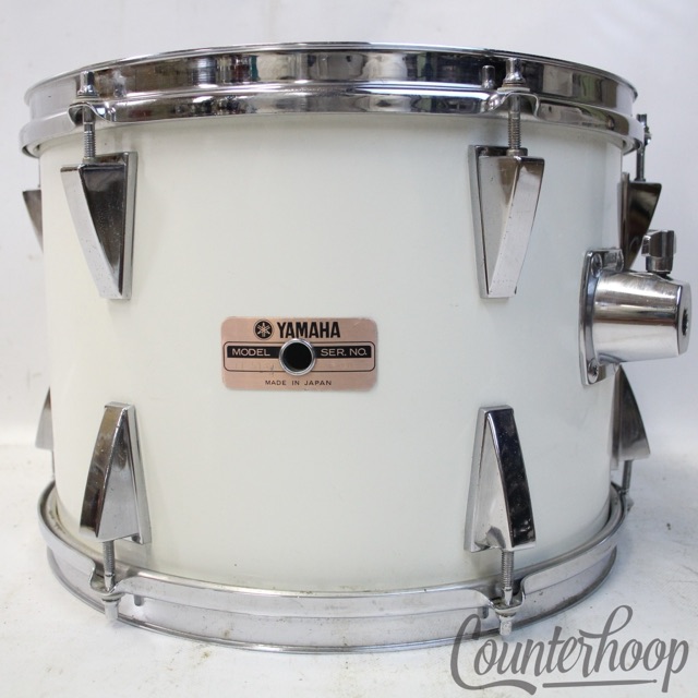 Yamaha 13x9"5000GA Series White Stage Custom Tom Drum Vintage 80s Made Japan — main photograph